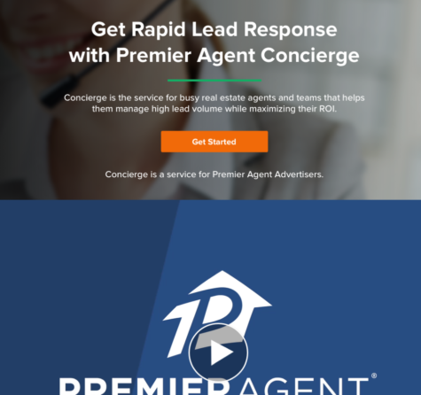 Zillow Premier Agent Concierge Landing Page