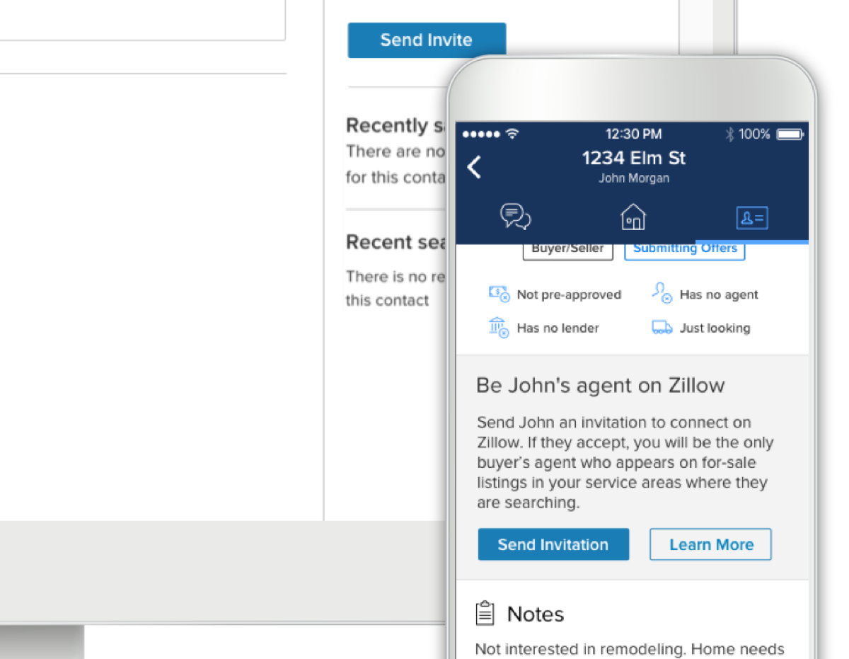 Zillow Premier Agent, “My Agent” Feature